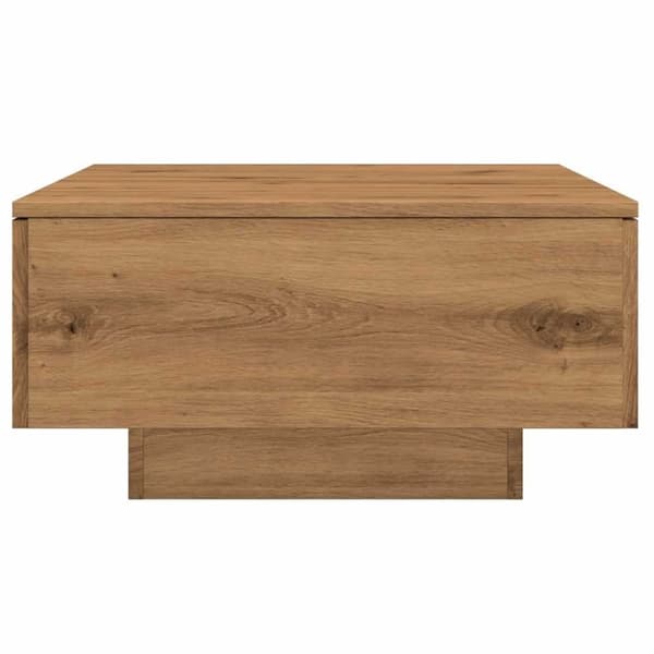 vidaXL Soffbord artisan ek 90x60x31 cm konstruerat trä