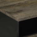 Miniatyrbilde 6 av 11: vidaXL Salongbord svart 80x54x40 cm heltre furu
