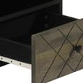 Miniatyrbilde 7 av 11: vidaXL Salongbord svart 80x54x40 cm heltre furu
