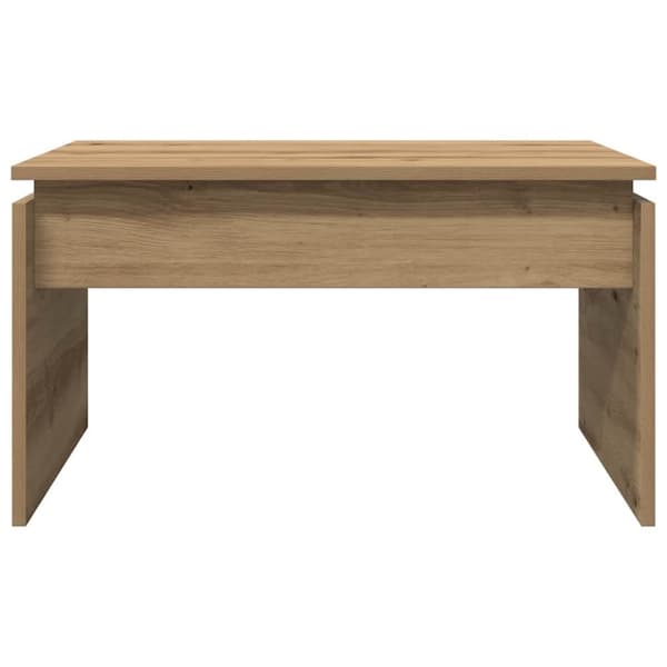 vidaXL Sohvapöytä artesaani tammi 68x50x38 cm tekninen puu