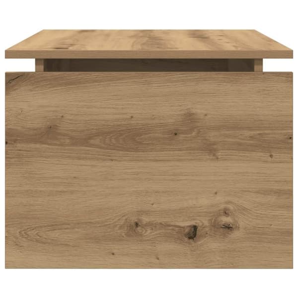 vidaXL Sohvapöytä artesaani tammi 68x50x38 cm tekninen puu