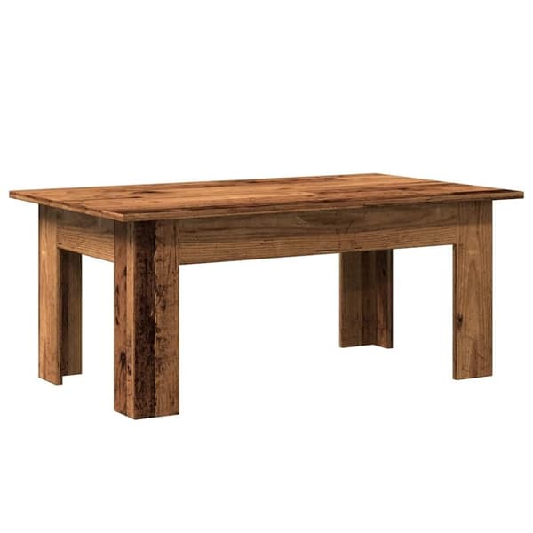 vidaXL sofabord 100x60x42 cm konstrueret træ gammelt træ