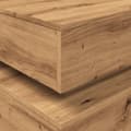 Miniatyrbilde 11 av 11: vidaXL Salongbord med LED-lys artisan eik 90x50x40 cm