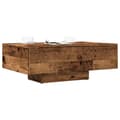 Miniatyrbillede 2 af 10: vidaXL sofabord 85x55x31 cm konstrueret træ antikt træ
