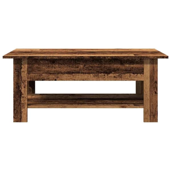 vidaXL Sohvapöytä vanha puu 102x55x42 cm tekninen puu