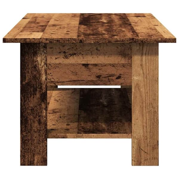 vidaXL Sohvapöytä vanha puu 102x55x42 cm tekninen puu