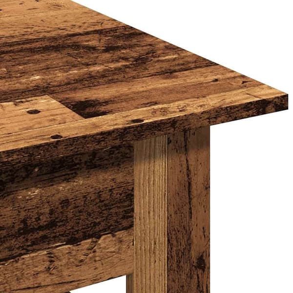 vidaXL Sohvapöytä vanha puu 102x55x42 cm tekninen puu