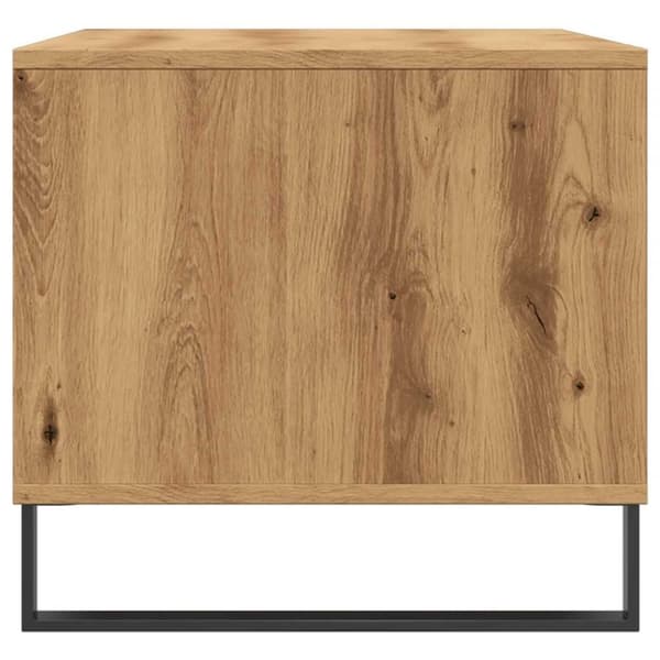 vidaXL sofabord 90x49x45 cm konstrueret træ kunsteg