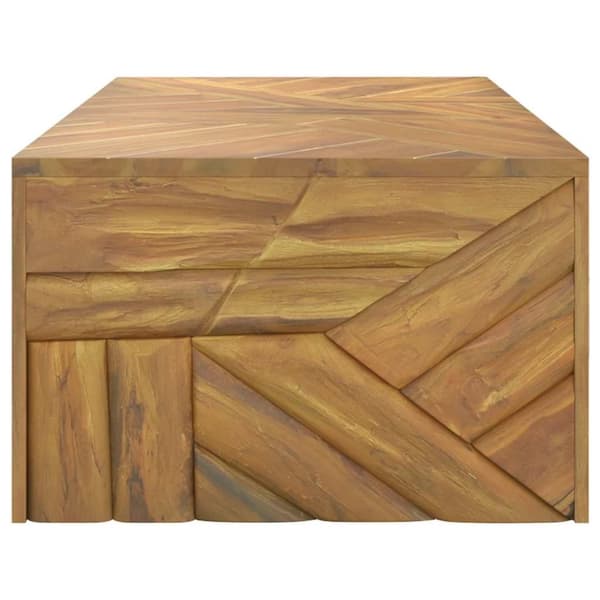 vidaXL sofabord 110x60x38 cm massivt teaktræ