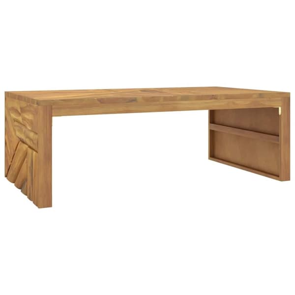 vidaXL Salongbord 110x60x38 cm heltre teak