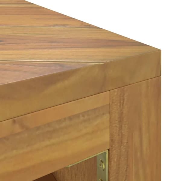 vidaXL Salongbord 110x60x38 cm heltre teak