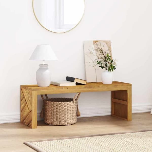 vidaXL sofabord 110x35x38 cm massivt teaktræ
