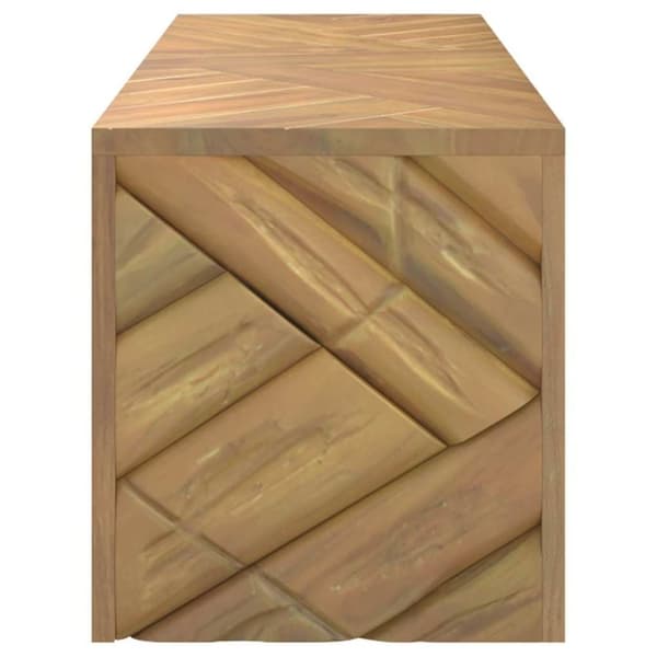 vidaXL sofabord 110x35x38 cm massivt teaktræ