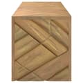 Miniatyrbillede 7 af 10: vidaXL sofabord 110x35x38 cm massivt teaktræ