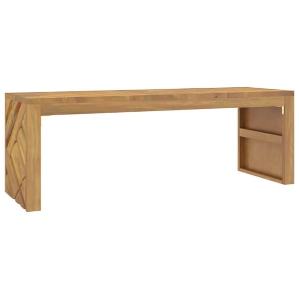 vidaXL sofabord 110x35x38 cm massivt teaktræ