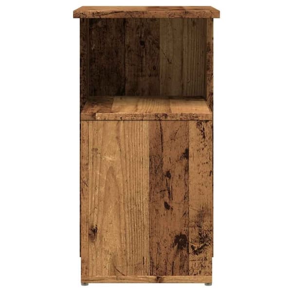 vidaXL Sidebord gammelt tre 36x30x56 cm konstruert tre