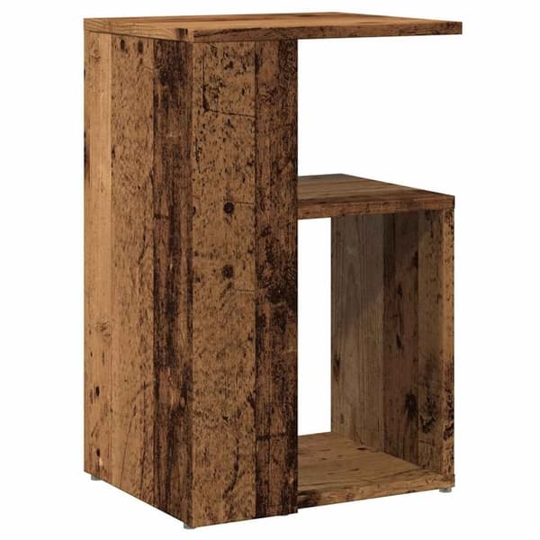 vidaXL Sidebord gammelt tre 36x30x56 cm konstruert tre