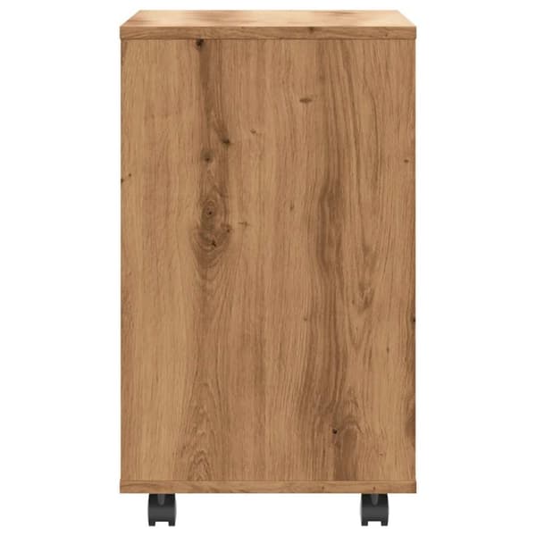 vidaXL Sidebord artisan eik 70x35x55 cm konstruert tre