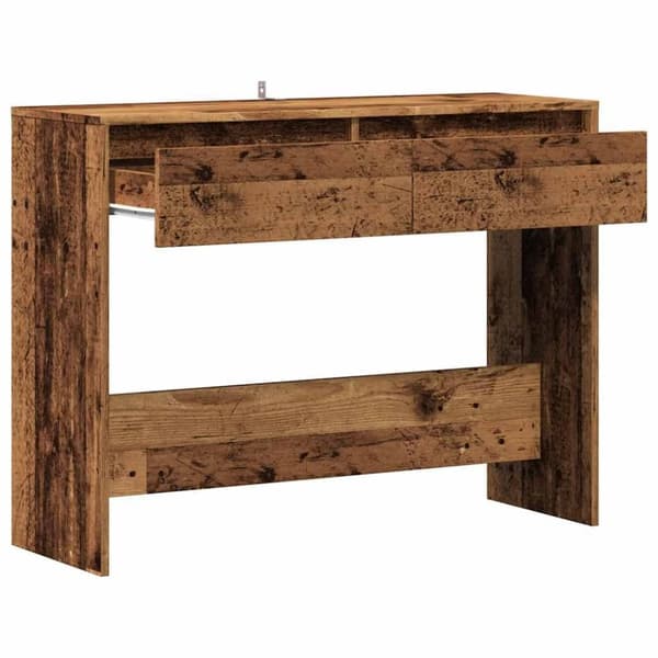 vidaXL Konsollbord gammelt tre 100x35x76,5 cm konstruert tre