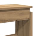 Miniatyrbild 8 av 10: vidaXL Konsolbord artisan ek 80x30x80 cm konstruerat trä