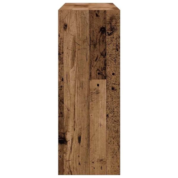 vidaXL konsolbord 78x30x80 cm konstrueret træ antikt træ