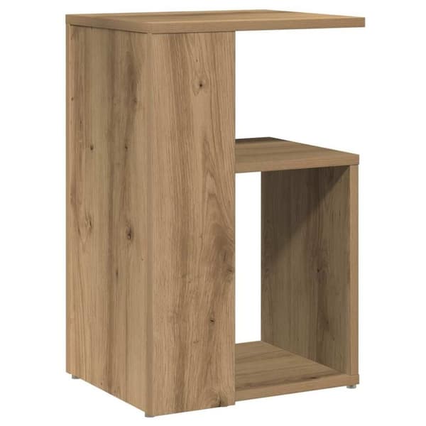 vidaXL sidebord 36x30x56 cm konstrueret træ kunsteg