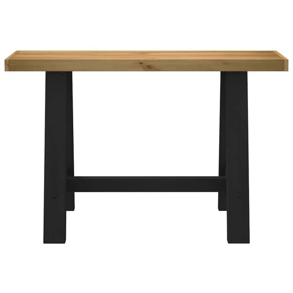 vidaXL konsolipöytä NOAIN A-muotoiset jalat 120x30x75 cm
