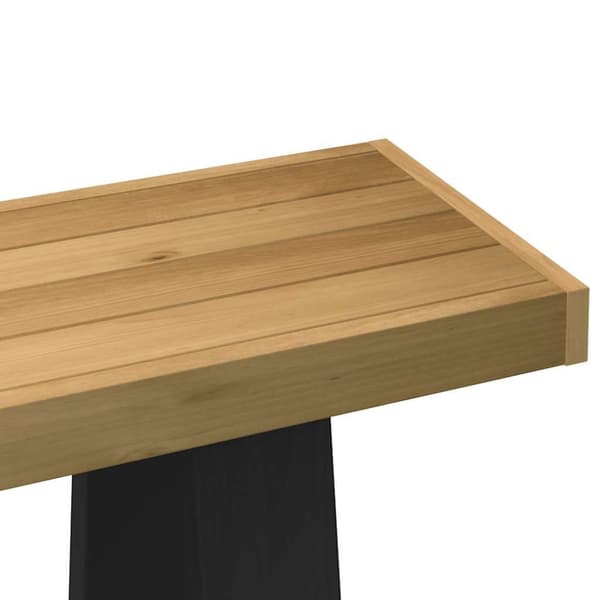 vidaXL konsolipöytä NOAIN A-muotoiset jalat 120x30x75 cm