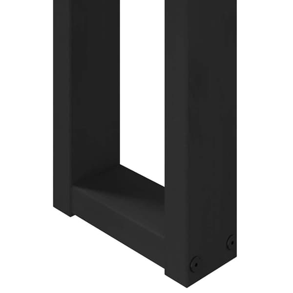 vidaXL konsolbord NOAIN U-formede ben 120x30x75cm massivt træ fyrretræ