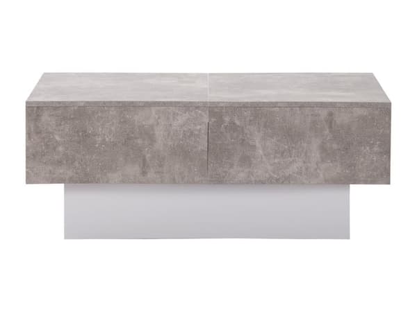 Utdragbart soffbord med förvaringslåda - skjutbart bord