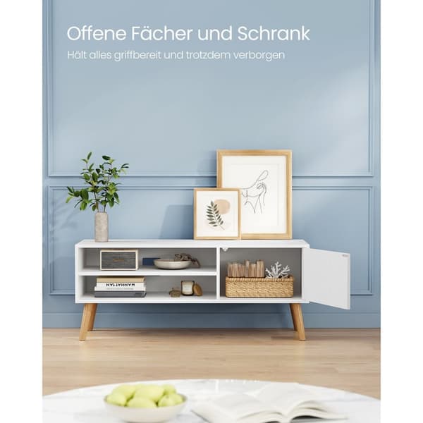 TV-möbler-1 dörr-40 x 120 x 49 cm-vit