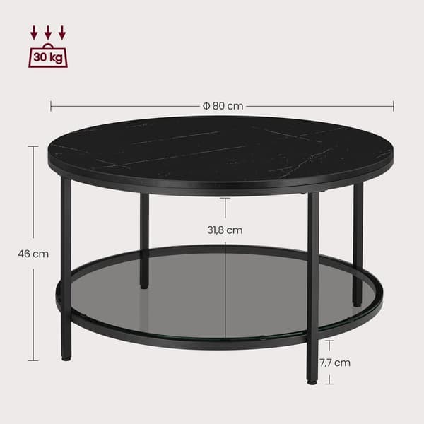 Olohuoneen pöytälasi-arkki-moderni tyyli-marble black-ink black