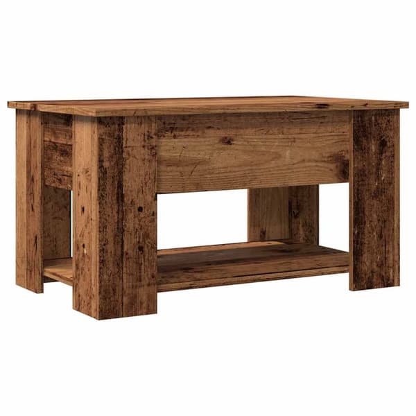 vidaXL Soffbord gammalt trä 79x49x41 cm konstruerat trä