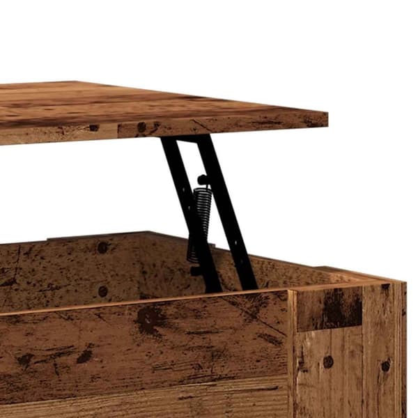 vidaXL Soffbord gammalt trä 79x49x41 cm konstruerat trä