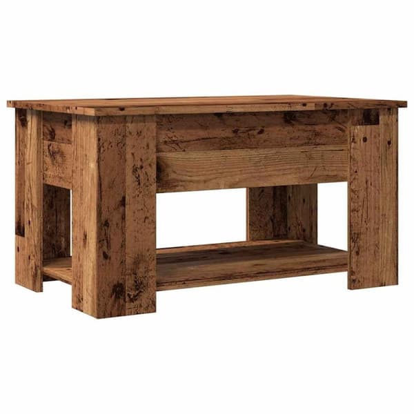 vidaXL Soffbord gammalt trä 79x49x41 cm konstruerat trä