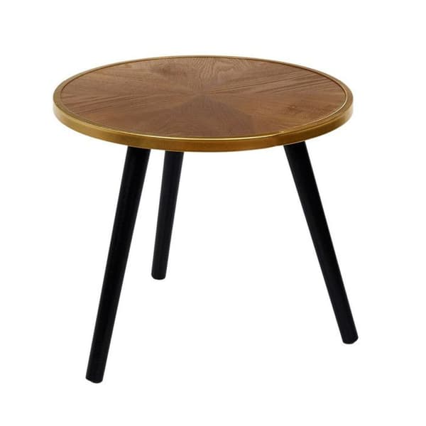 Set med 2 st "felix" häckbord 40cm Natur & Svart - Paris Prix Marron