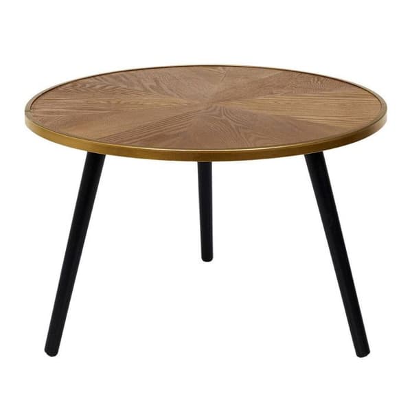 Set med 2 st "felix" häckbord 40cm Natur & Svart - Paris Prix Marron