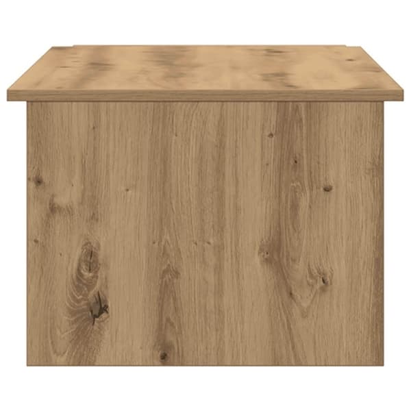 vidaXL Soffbord artisan ek 150x50x35 cm konstruerat trä