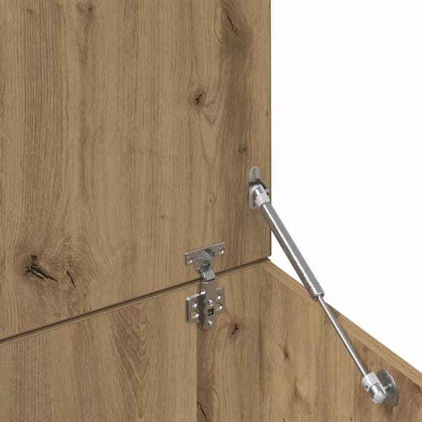 vidaXL Soffbord artisan ek 150x50x35 cm konstruerat trä