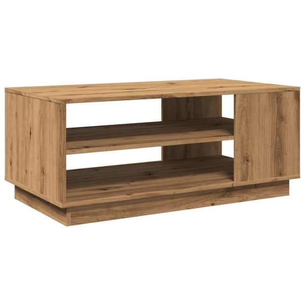 vidaXL Sohvapöytä artesaani tammi 102x55x43 cm tekninen puu