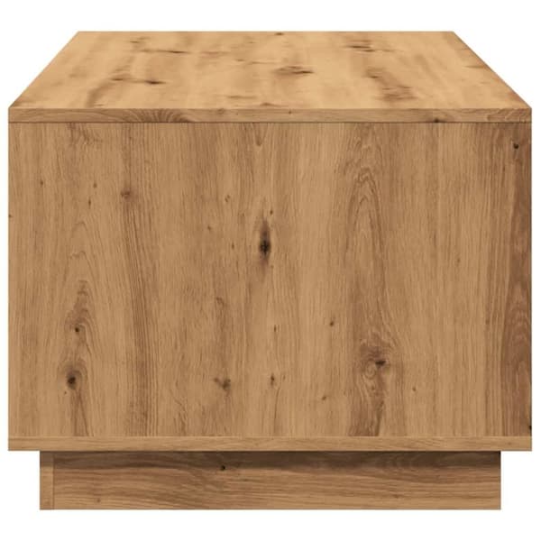 vidaXL Sohvapöytä artesaani tammi 102x55x43 cm tekninen puu