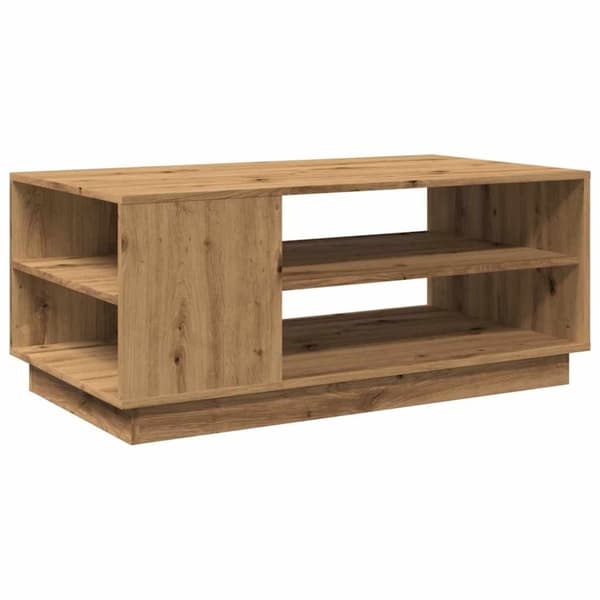 vidaXL Sohvapöytä artesaani tammi 102x55x43 cm tekninen puu