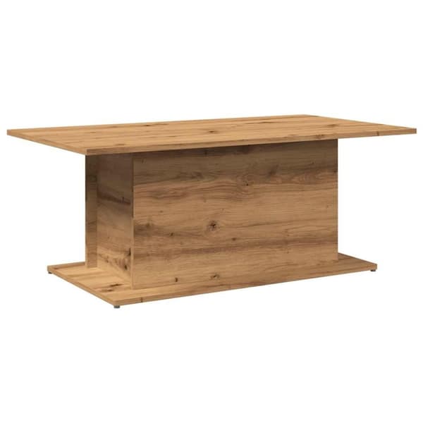 vidaXL Soffbord artisan ek 102x55,5x40 cm konstruerat trä