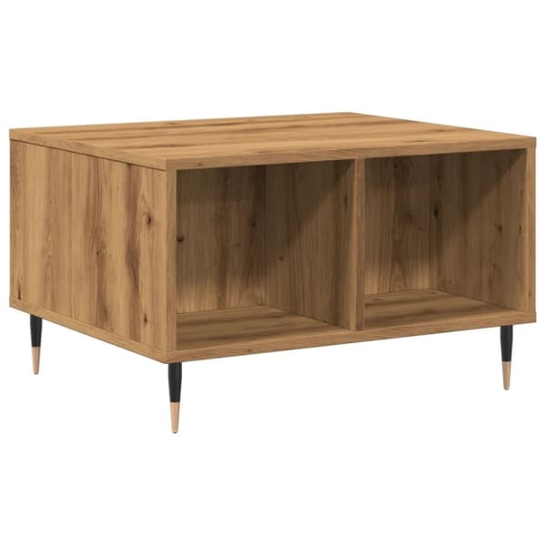 vidaXL sofabord 60x50x36,5 cm konstrueret træ kunsteg