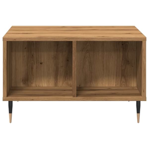 vidaXL sofabord 60x50x36,5 cm konstrueret træ kunsteg
