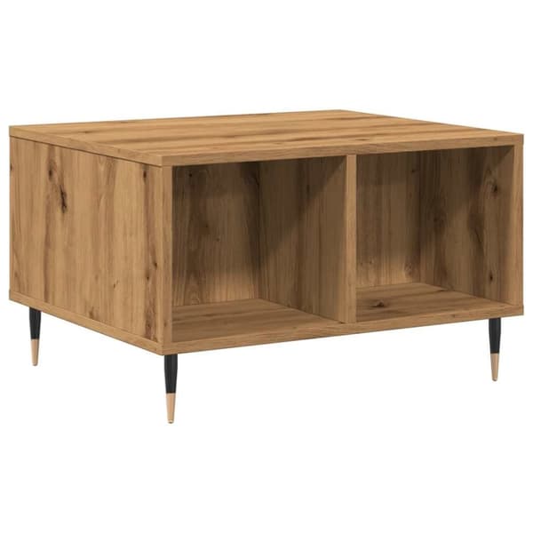 vidaXL sofabord 60x50x36,5 cm konstrueret træ kunsteg