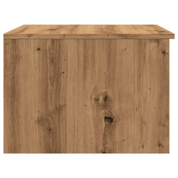 vidaXL Salongbord artisan eik 50x50x36 cm konstruert tre