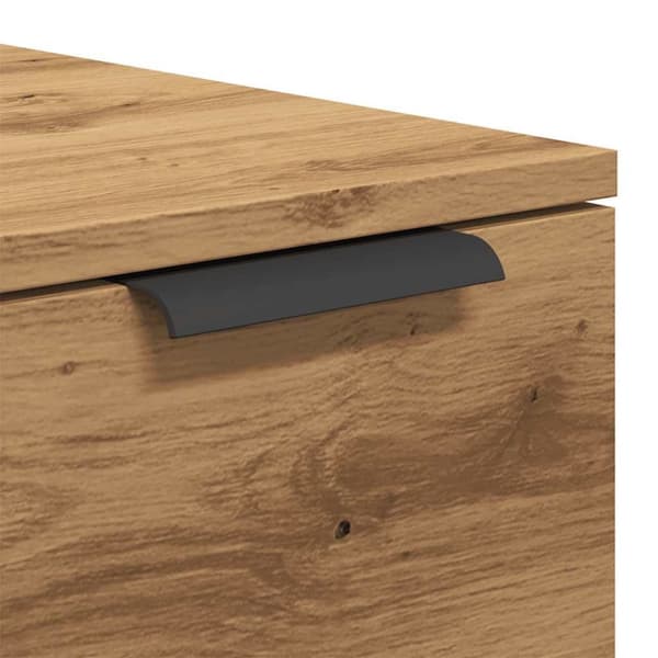 vidaXL Salongbord artisan eik 50x50x36 cm konstruert tre