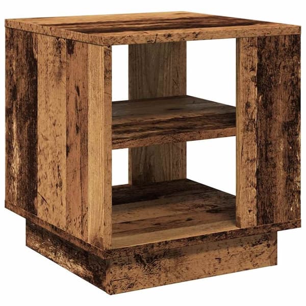 vidaXL Salongbord gammelt tre 40x40x43 cm konstruert tre