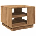 Miniatyrbillede 3 af 10: vidaXL sofabord 55x55x42 cm konstrueret træ kunsteg